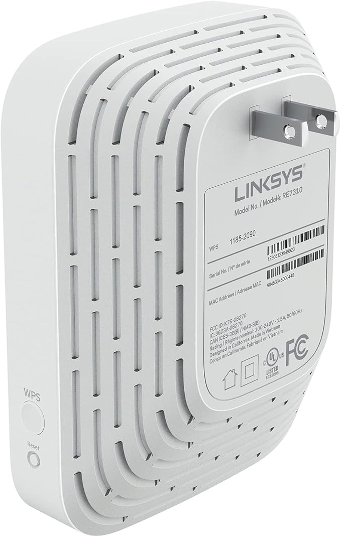 Linksys RE7350 Dual-Band Wi-Fi 6 Wireless Range Extender - Image 5