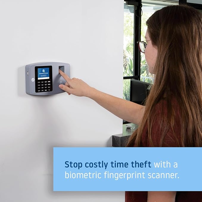 uAttend BN6500 Biometric Fingerprint Time Clock System - Image 7