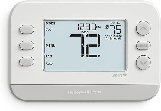 New! Honeywell Home Smart Thermostat, Conventional/Heat Pump Compatibility by HoneywellHome