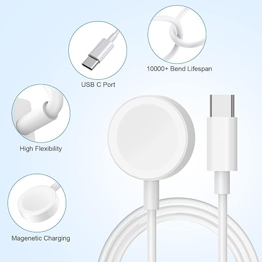 Fast Charge for Apple Watch Charger, 10FT Extra Long iWatch Charger Cable - Image 4
