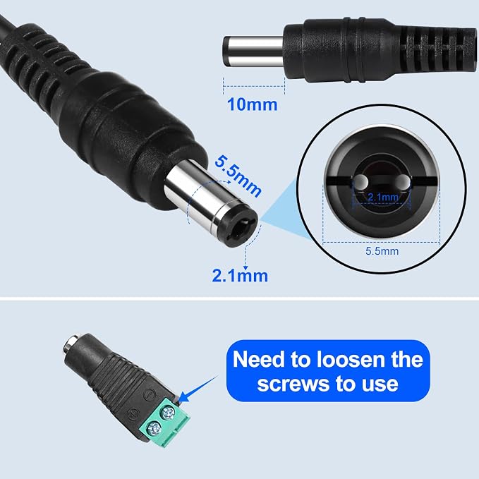 12V LED Strip Power Supply, 5A 60W Power Adapter, 12V Power Supply - Image 5