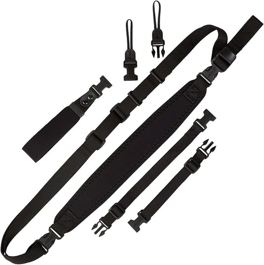 OP/TECH USA Super Classic Combo Camera Strap Kit – Adjustable Neoprene Camera by OPTECHusa