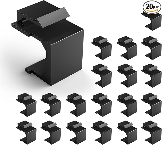 VCE UL Listed Blank Keystone Jack Inserts by VCE