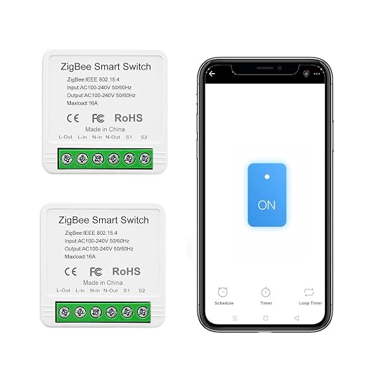 Ewelink 16A Zigbee Mini Smart Wireless Light Switch Controller Module by QIACHIP