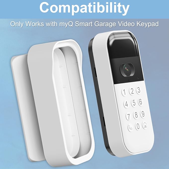 Swivel Mount for myQ Smart Garage Video Keypad, Angled Adjustable 40 to 140 - Image 2