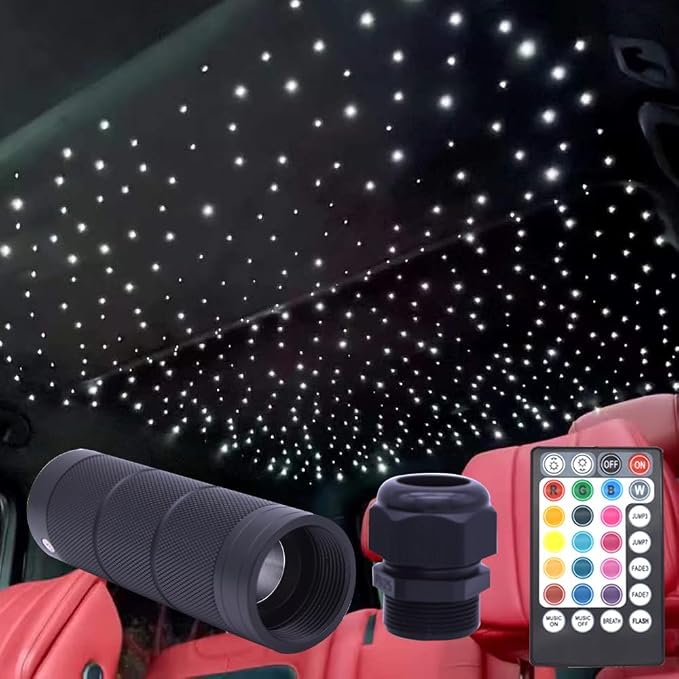 Starlight Headliner Kit 400 Strands 0.03in 9.8ft Fiber Optic Light Car Ceiling by BENEVIBE