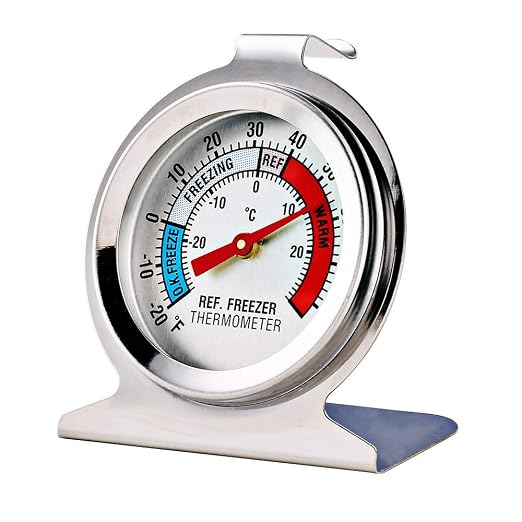 2 Pack Refrigerator Freezer Thermometer Large Dial Analog Thermometer - Image 2
