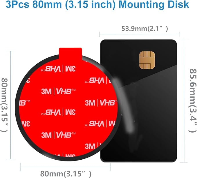 Dashboard Pad Mounting Disk for Suction Cup Phone Mount, Vacuum Suction Phone - Image 9