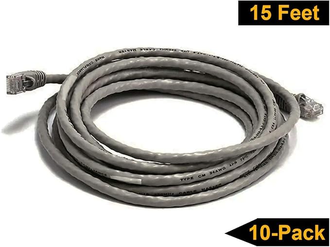 iMBAPrice 1' Cat5e Network Ethernet Patch Cable, 10 Pack - Image 6