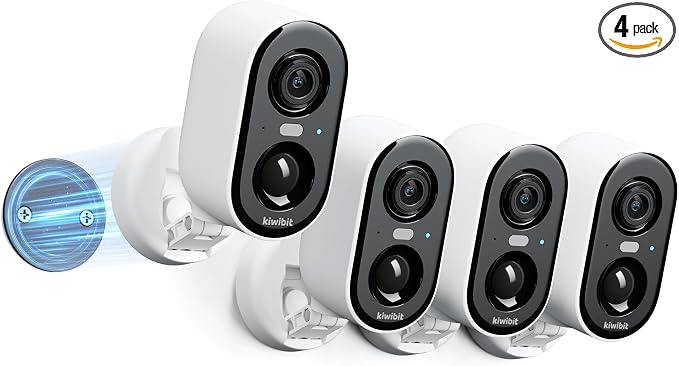 Kiwibit Security Cameras Wireless Outdoor, 2K Outside Camera by Kiwibit