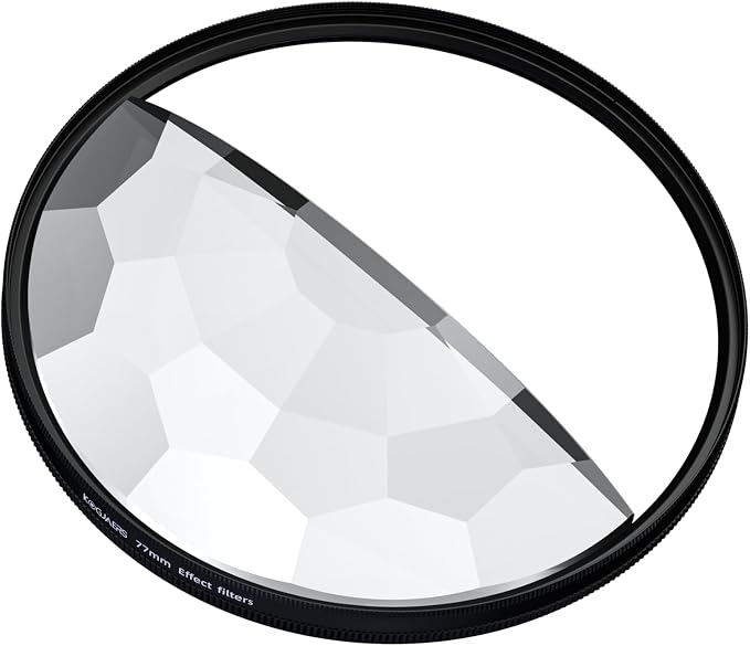 Split Kaleidoscope Lens Filter 77mm Fractal Filter Refractive Multi Image by KOGJAERS