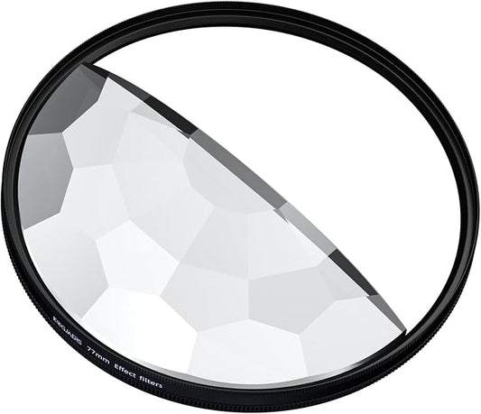 Split Kaleidoscope Lens Filter 77mm Fractal Filter Refractive Multi Image by KOGJAERS