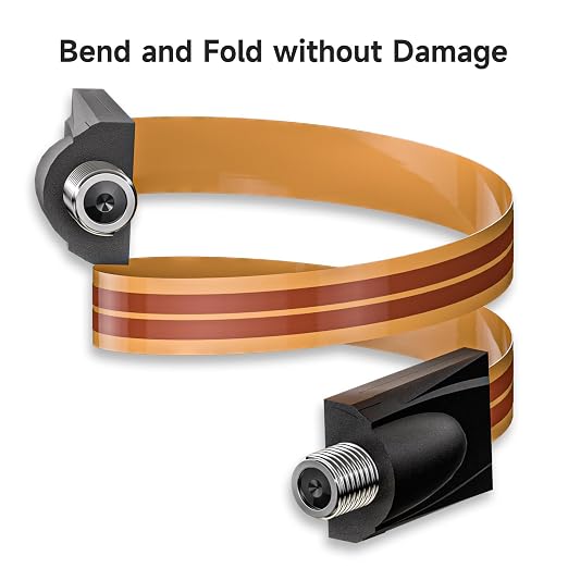 Goupchn Ultra Flat Ghost Wire Flat RG6 Coax Jumper Cable Extreme Slim F Female - Image 4