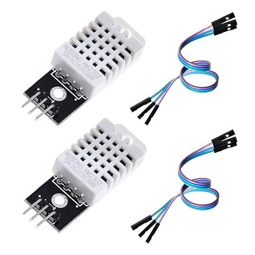 HiLetgo 2pcs DHT22/AM2302 Digital Temperature and Humidity Sensor Module by HiLetgo