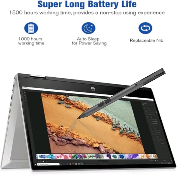 Stylus Pen for HP Omnibook/Envy/Spectre/Pavilion x360, 1024 Pressure - Image 5