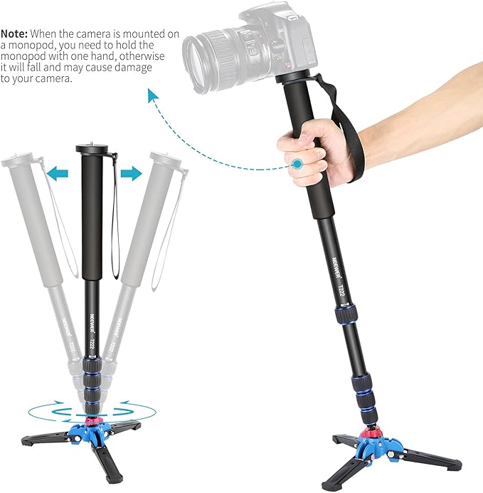Neewer Extendable Camera Monopod - Image 3