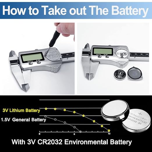 Kynup Caliper Measuring Tool IP67 Waterproof, Digital Caliper Outside Micrometer - Image 8