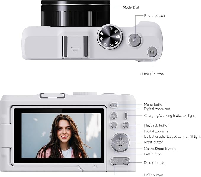 Digital Camera 4K for Photography, 50MP Vlogging Camera for YouTube Video - Image 7