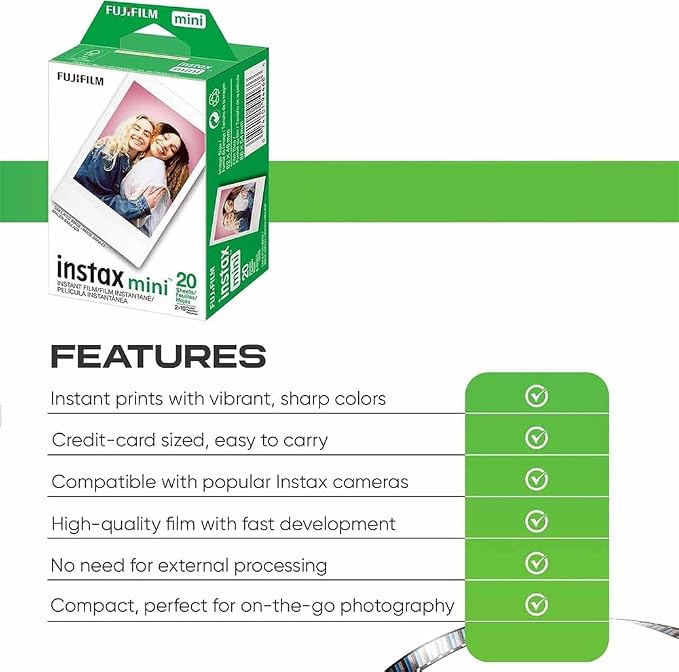 Fujifilm Instax Mini Camera Film: 20 Shoots Total, - Image 5