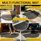 Outside Rubber Welcome Door Mats Anti Slip Rubber Floor Mats 23x35 - Image 7
