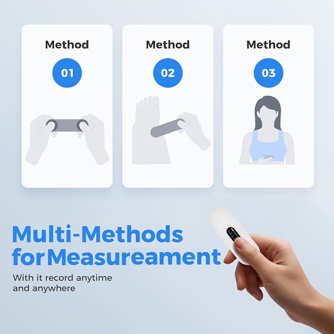Portable Heart Rate Monitor, Wireless Home Use Heart Rhythm Tracker, Heart - Image 4
