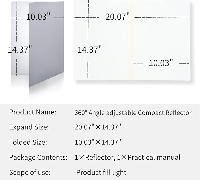 Pino Studio Photography Reflector Cardboard - Image 7