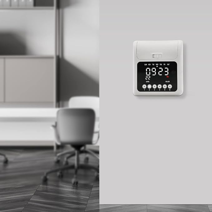Starter Time Clock Bundle, Electronic Calculating Time Clock Employees in/Out - Image 3