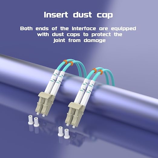 20Meters 65ft LC/UPC-LC/UPC 10GB Multi-Mode Fiber Optic Cable LC to LC OM3 - Image 6