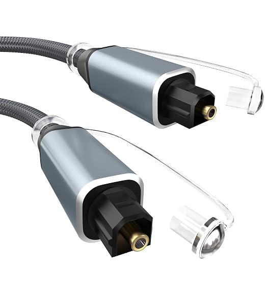 5FT-Toslink Optical Audio Cable Compatible by Yaekea