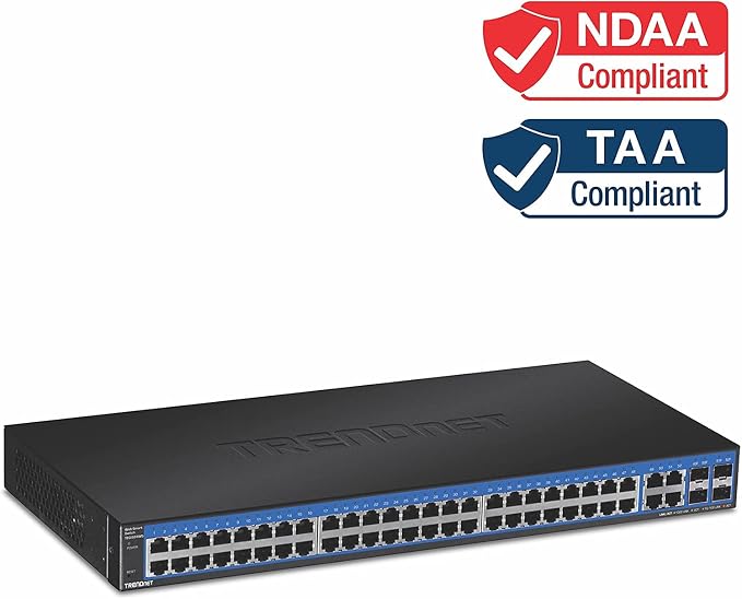 TRENDnet 52-Port Gigabit Web Smart Switch, 48 Gigabit RJ-45 Ports, 4 Shared - Image 5