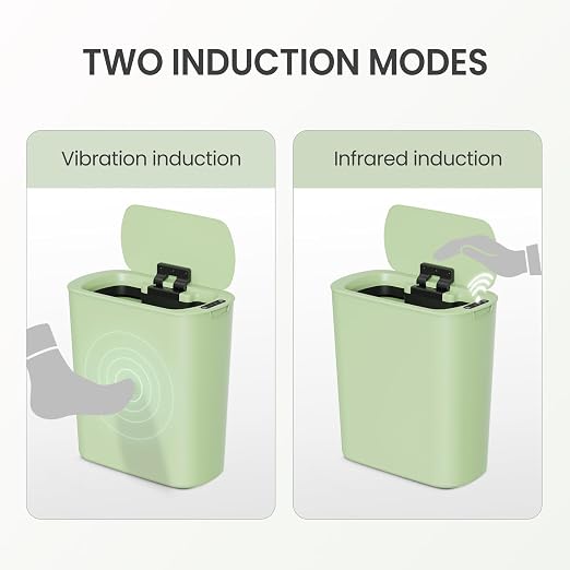 Cesun Motion Sensor Trash Can, 5 Gallon Automatic Bathroom Garbage Can - Image 6
