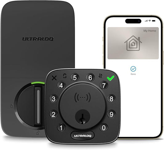 ULTRALOQ Bolt NFC Smart Lock, Tap to Unlock by ULTRALOQ