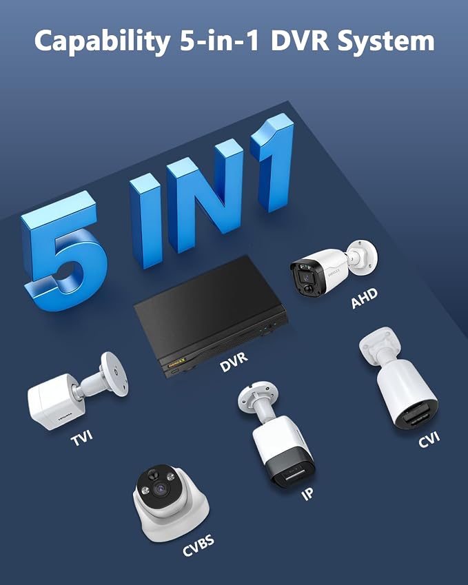 Outdoor Wired Security Camera System Home Video Surveillance Cameras Systems - Image 7