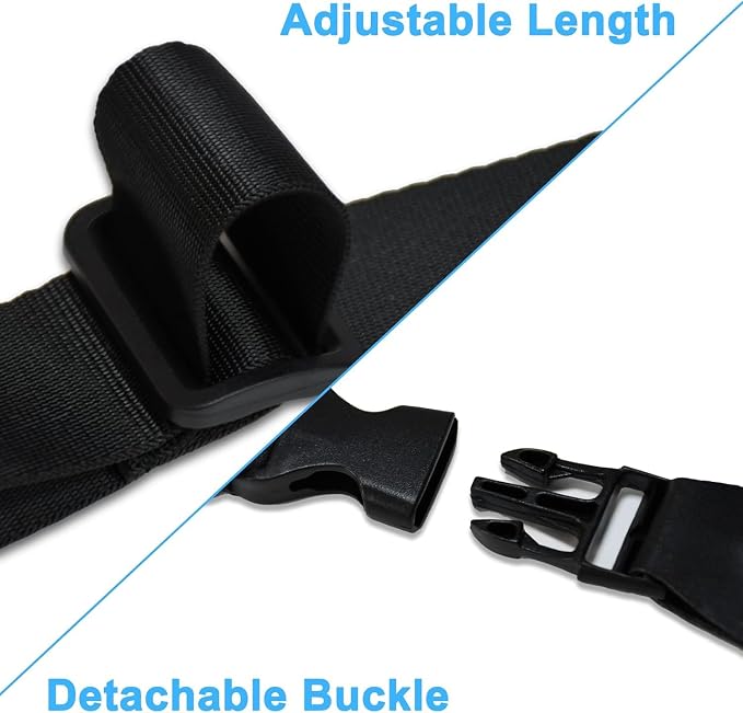TIMISM Shoulder Strap, 59 inch Adjustable Removable Shoulder Straps, Sturdy - Image 4