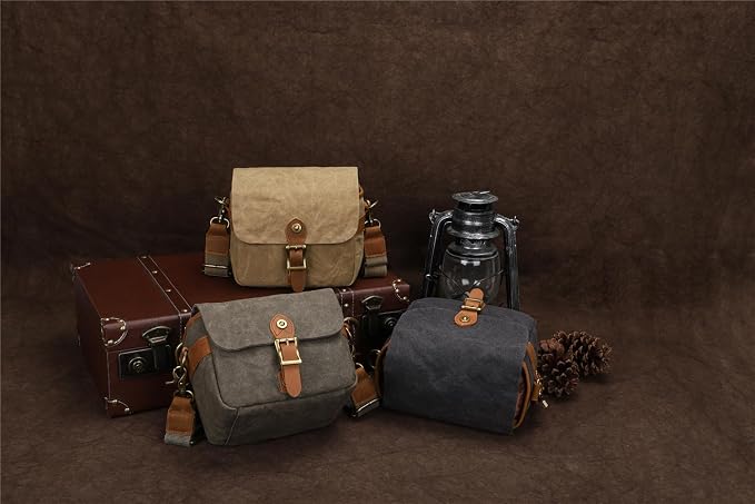 Vintage Canvas DSLR/SLR Camera Bag - Image 9
