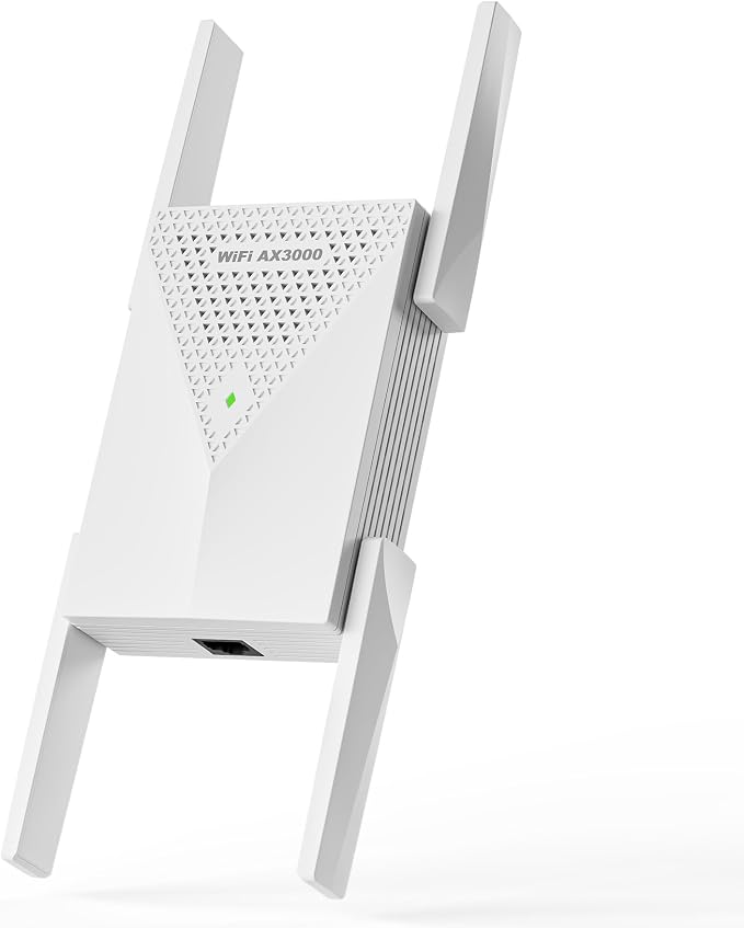 2026 AX3000 WiFi6 Extender Signal Booster, 2400Mbps Dual-Band Internet Extender by FjUoLzgK