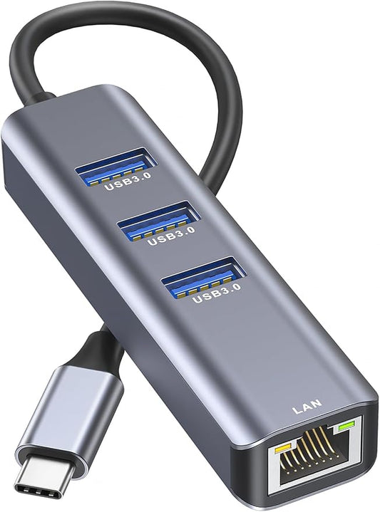 USB C to Ethernet Adapter, Vilcome RJ45 to USB C Thunderbolt 3/Type-C Gigabit by Vilcome