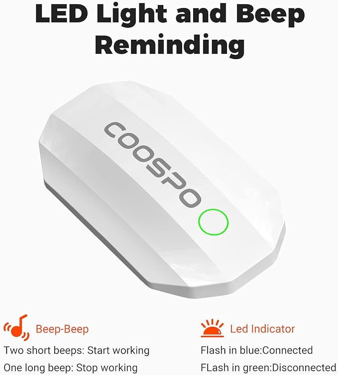 COOSPO Bluetooth Heart Rate Monitor Chest Strap H808S, ANT+ BLE HR Monitor Chest - Image 2