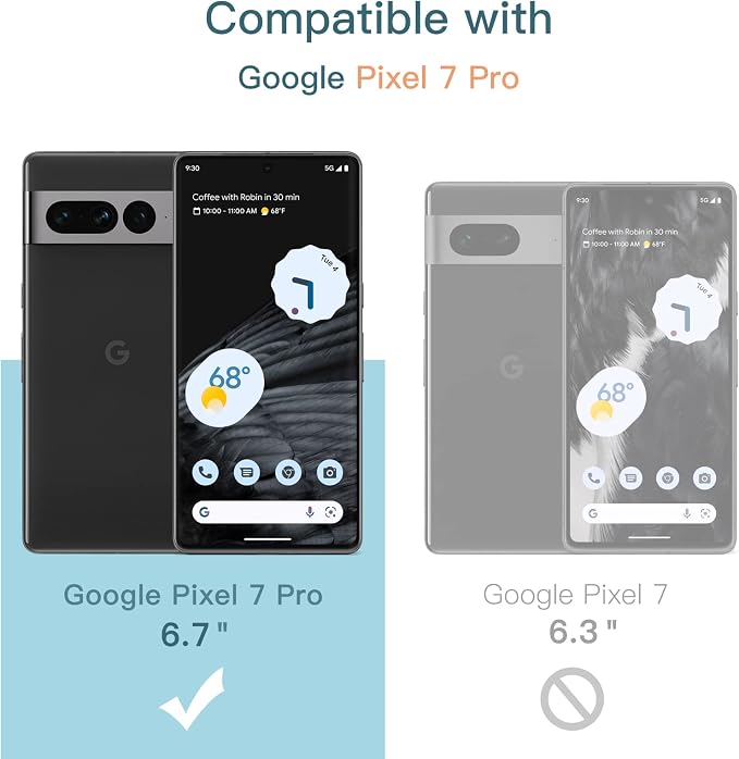 JETech Screen Protector for Google Pixel 7 Pro - Image 2