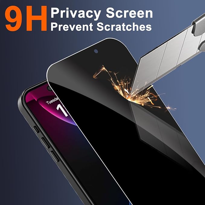 for iPhone 16 Case with Privacy Screen Protector and Camera Protection - Image 8