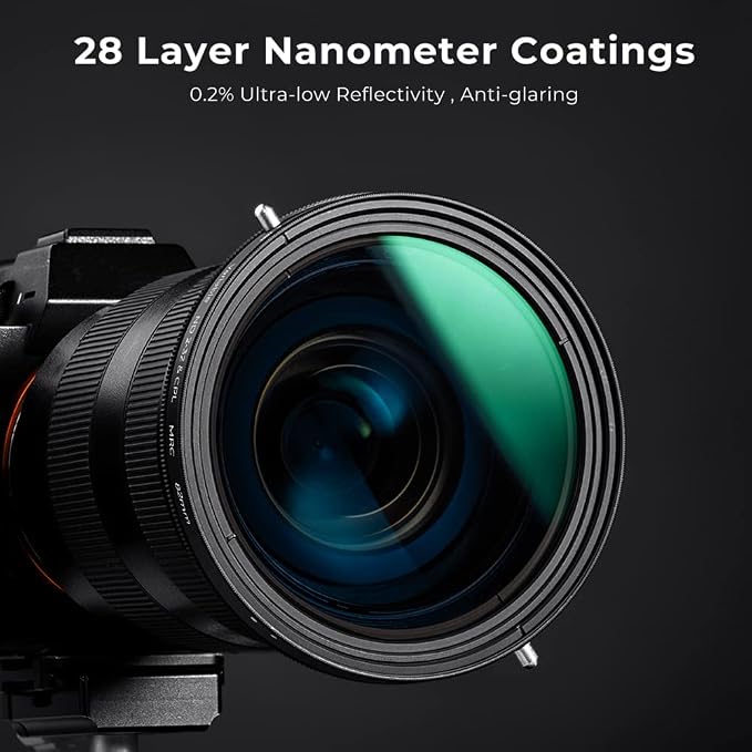 K&F CONCEPT 40.5mm Variable Fader ND2-ND32 ND Filter and CPL Circular - Image 6