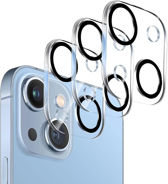 Dengduoduo 3 Pack Tempered Glass Camera Lens Protector by Dengduoduo