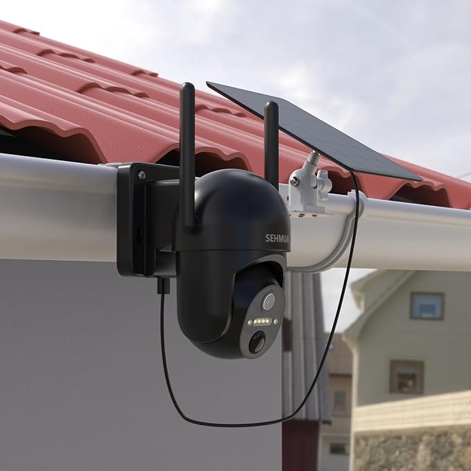 Gutter Mount for SEHMUA RBX-S40/S44/S45/SD22 Solar Outdoor Camera Bracket - Image 7