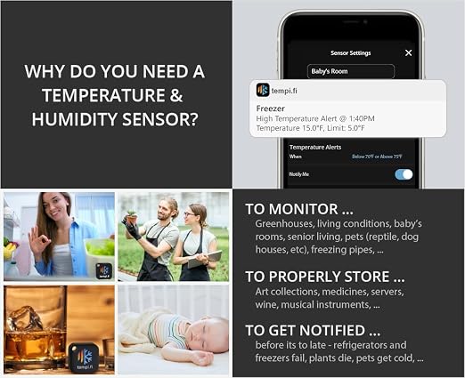 Mini Wireless Temperature and Humidity Sensor - Image 4