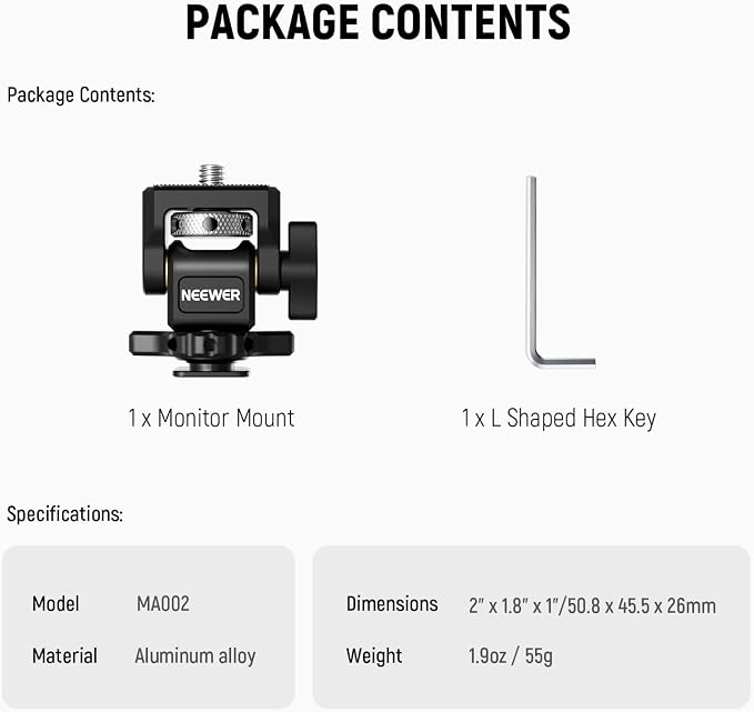 NEEWER Camera Monitor Mount - Image 8