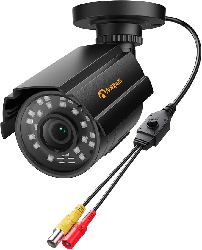 Anlapus 1080P Hybrid 4 in 1 Security Camera, HD TVI/CVI/AHD/CVBS Indoor Outdoor by Anlapus