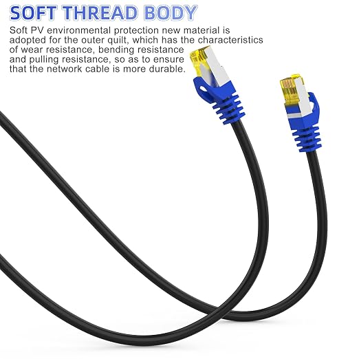 Cat 8 Ethernet Cable 150 ft, Heavy Duty High Speed Network Internet Cable - Image 6