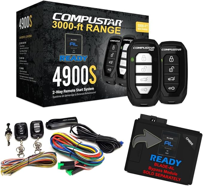 Compustar CS4900-S 2-Way Remote Start and Keyless Entry System by Amazon+Renewed