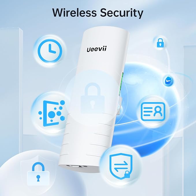 Wireless Bridge Outdoor with 2 Bracket: UeeVii CPE452 Point to Point 5.8G Long - Image 8