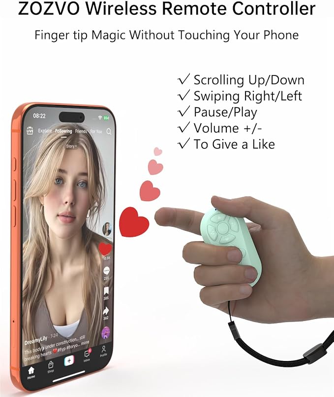 Wireless Remote Controller for iOS/Android Bluetooth Remote Control for TikTok - Image 2